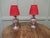 Vintage Gothic Style Silver Plated Table Lamps, 1930, Set of 2 For Sale - Image 6 of 8