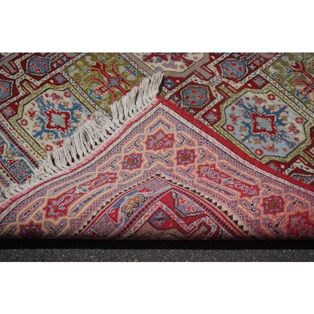 Vintage Turkish Geometric Approx. 5x7 Area Rug For Sale In Philadelphia - Image 6 of 7