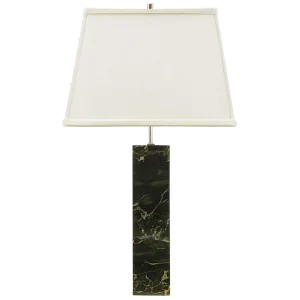 Italian Portoro Marble Table Lamp After Hansen