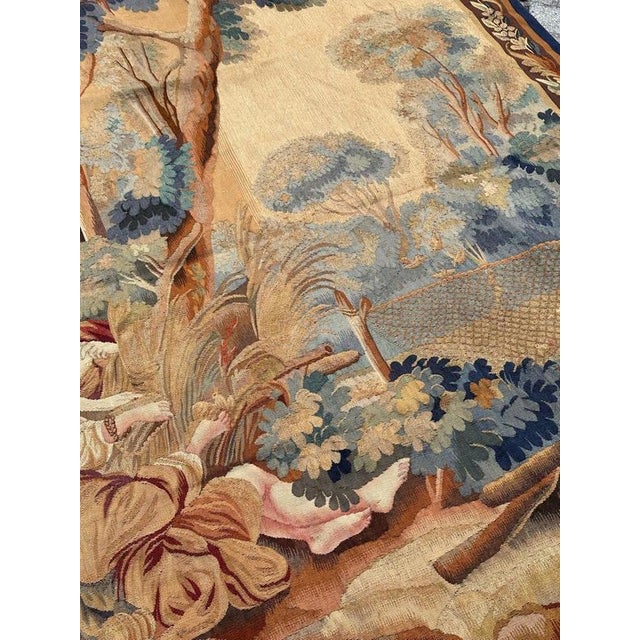 Vintage French Aubusson Tapestry, 1940s For Sale - Image 15 of 18