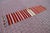 Mid-Century Modern 1970s Scandianvian Red Striped Kilim Runner For Sale - Image 3 of 9