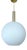 Large Vintage Glass Pendant Light from Doria, 1950s For Sale