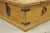 Late 20th Century Country Farmhouse Style Mexican Double Lid Wooden Coffee Table Storage Trunk For Sale - Image 9 of 13