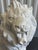 1970s Vintage Blanc De Chine Large Ceramic Lion Statue For Sale - Image 10 of 12