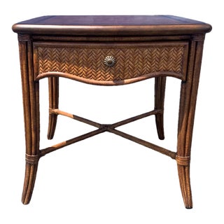 Late 20th Century Henry Link by Lexington Single Drawer End Table For Sale