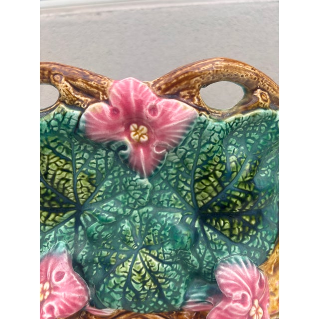 French Country Majolica Pumpkin Jardinière Onnaing, Circa 1880 For Sale - Image 3 of 4