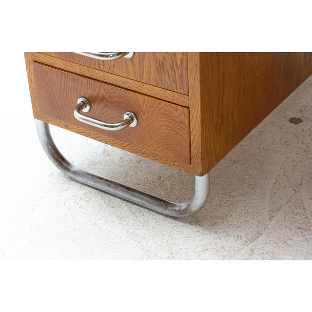 1950s Writing Desk from Rudolf Vichr, Czechoslovakia, 1940s For Sale - Image 5 of 18