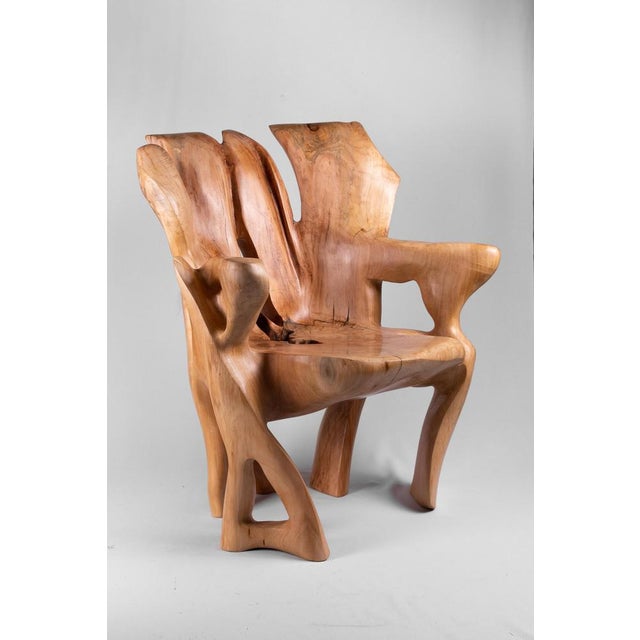 Veles Wooden Armchar by Logniture For Sale - Image 12 of 16
