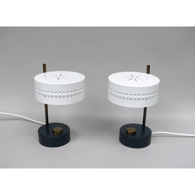 Bedside Table Lamps for Mategot, 1950s, France, Set of 2 For Sale - Image 6 of 18