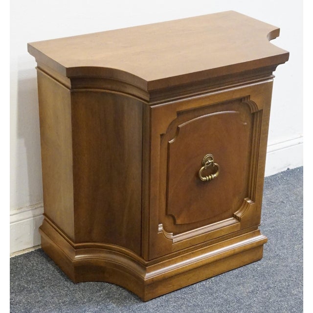 Drexel Drexel Furniture Davani Collection Italian Neoclassical Tuscan Style 27" Cabinet Nightstand For Sale - Image 4 of 11