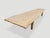 Andrianna Shamaris White Washed Live Edge Teak Wood Coffee Table or Bench For Sale - Image 18 of 18