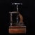 Brown Vintage Chinese Huali Rosewood Wine Rack | Carved Lotus & Carp Motif Display Stand For Sale - Image 8 of 9