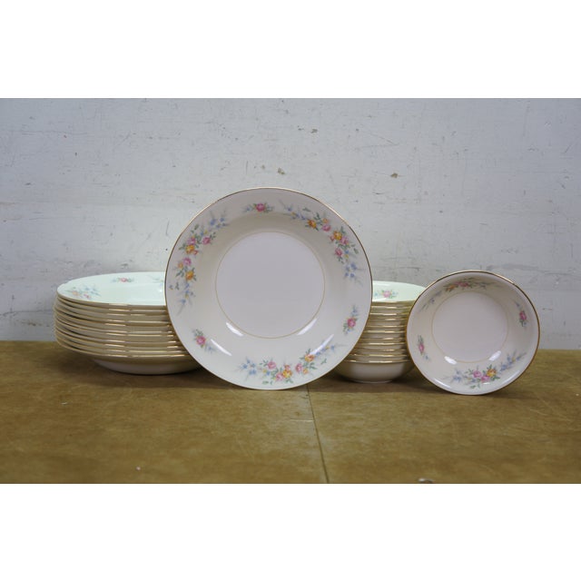 Mid 20th CenturyHomer Laughlin Georgian Eggshell Nautilus China Dinner Service for 12 - 102 Pcs For Sale - Image 11 of 18