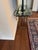 Mid-Century Modern Italian Style Gilded Brass Glass Top Console Hall Table For Sale In New York - Image 6 of 9