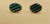 Its Vintage Classic cufflinks in high-polished 14 karat yellow gold, with green and blue enamel on them. measurements 21 X...