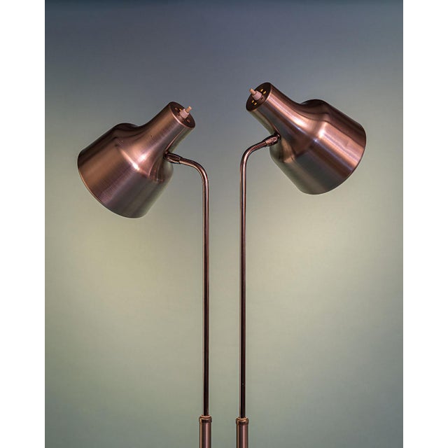Floor Lamp with Two Spotlights, Denmark, 1970s For Sale - Image 4 of 8