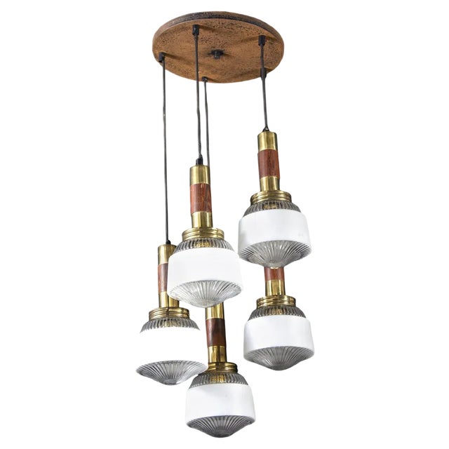 Modern Cascade Chandelier, 1970 For Sale