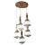 Modern Cascade Chandelier, 1970 For Sale