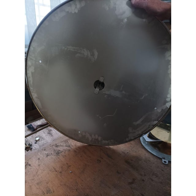 1950s Ceiling Lights in Aluminium and Wired Glass from Stilnovo, 1950s, Set of 2 For Sale - Image 5 of 15