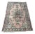 1960s Vintage Turkish Oushak Faded Pink Rug - 3′2″ × 4′9″ For Sale