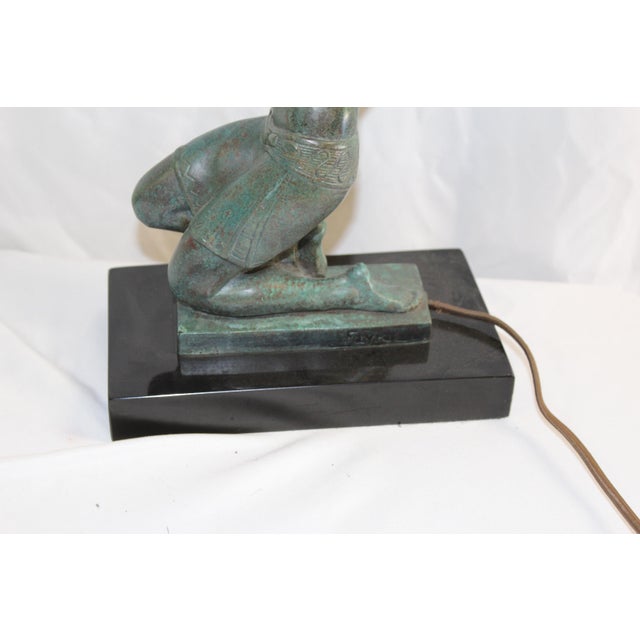 1990s Art Deco Nude Lady Lamp For Sale - Image 9 of 17