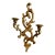 Hollywood Regency Wall Sconce Gold Double Candle - 1960s Superb Vintage Charm! (3 Available) For Sale