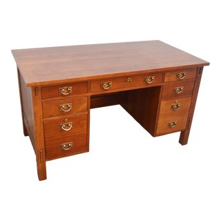 Stickley Cherry Mission Desk For Sale