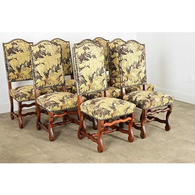 French 19th Century Set of Ten Os de Mouton Dining Chairs For Sale - Image 11 of 14