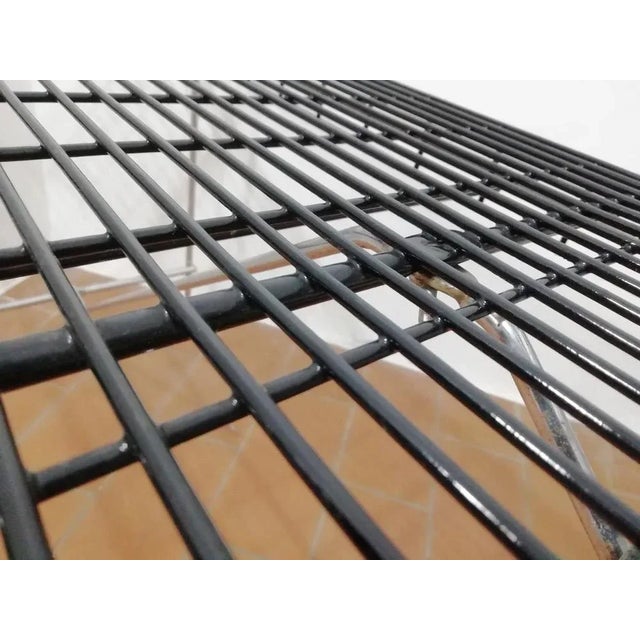 Bauhaus Filoggetti Bench in Metal by Demarco and Rebolini for Robots, Italy, 1970s For Sale - Image 3 of 10