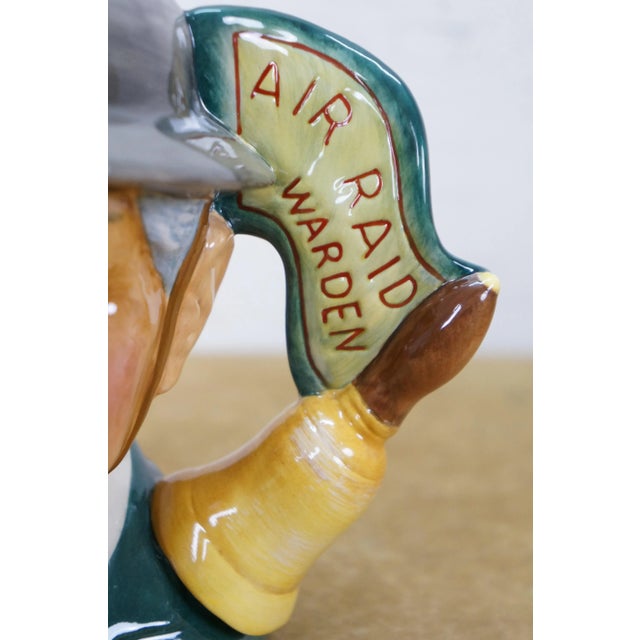 2004 Royal Doulton Character Jug Air Raid Precaution Warden LTD Ed Coa D7209 6" For Sale - Image 11 of 13