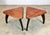 Mid Century Modern George Nakashima Style Mahogany Triangular Tripod Stool For Sale - Image 9 of 12