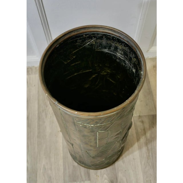 French Brass Stick Stand, 1890s For Sale - Image 3 of 8