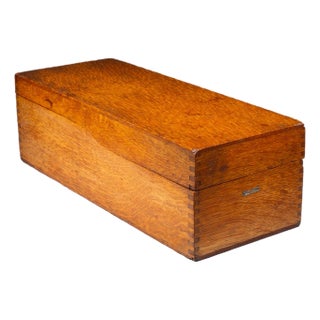 Globe-Wernicke Index Card Catalog Box c.1920 For Sale