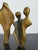 Modern Abstract Geometric Bronze Sculpture on Black Granite Base, Brazil 1980s For Sale - Image 11 of 12