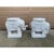 A Palm Beach Icon | 1970s White Wicker Elephant Drinks Tables, Pair For Sale - Image 4 of 10