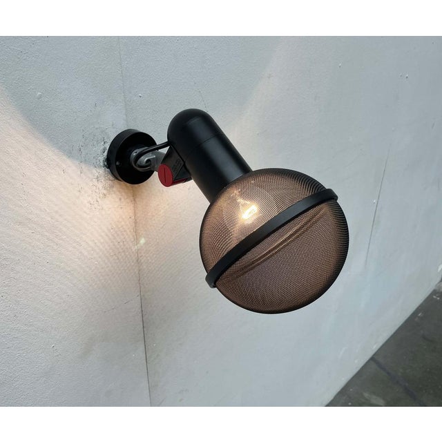 German Postmodern Mesh Wall or Ceiling Lamp by Roger Tallon for Erco, 1970s For Sale - Image 6 of 18