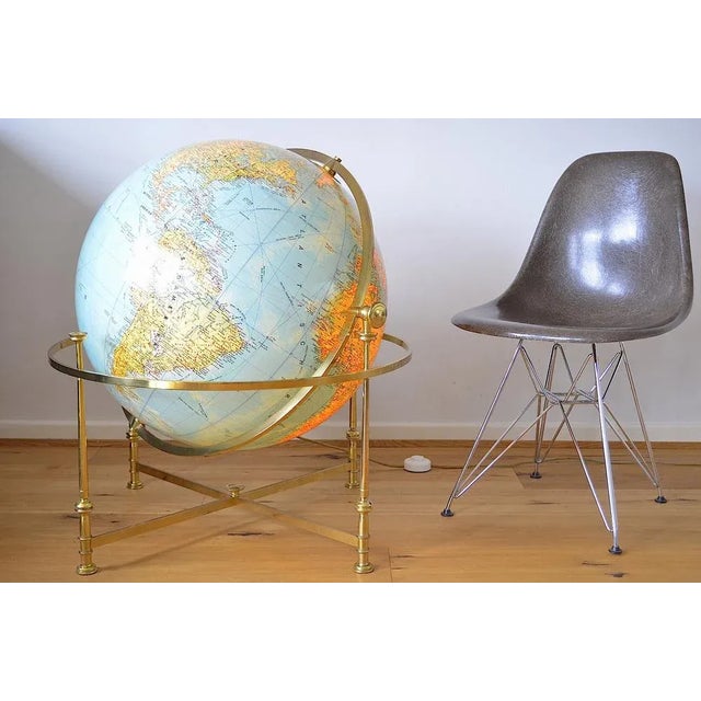 XXL Globe in Brass Frame from JRO Verlag, 1960s For Sale - Image 3 of 18
