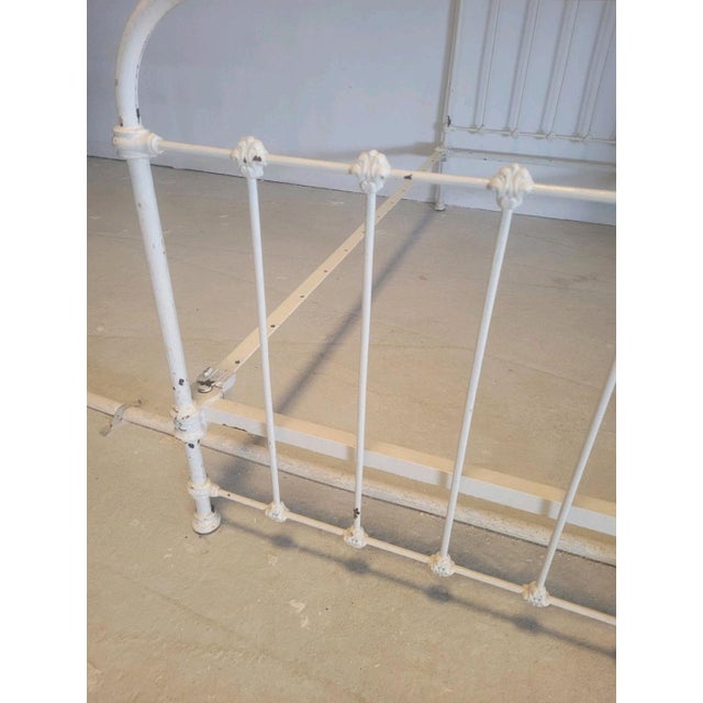 Antique Style Wrought Iron Bed, 1950s For Sale - Image 4 of 12