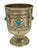 Vintage Alpaca Silver Spanish Goblet Cup With Turquoise Color Cabochon Stone Accents For Sale - Image 15 of 16