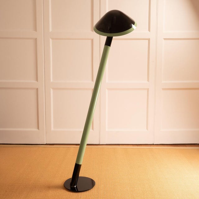 Lacquered Vinyl Floor Lamp, France, 1970 For Sale - Image 9 of 9