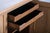 Danish Brutalist Oak Highboard with Leaded Colored Glass, 1960s For Sale - Image 4 of 11