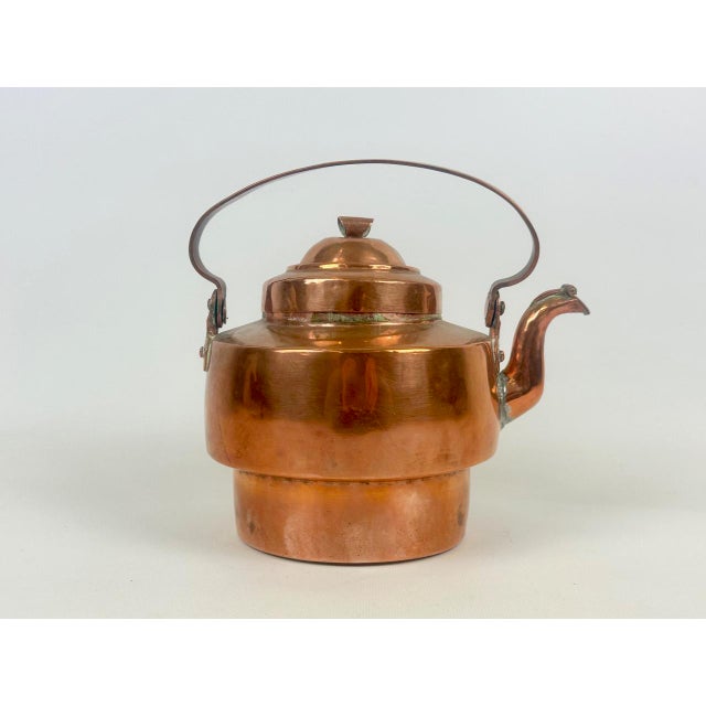 Swedish Copper Teapot, 1890s, in Good conditions. Designed 1890 to 1919