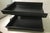 Knoll Mid 20th Century Ebonized Florence Knoll Letter Tray Lucite 2 Tier Marked For Sale - Image 4 of 12