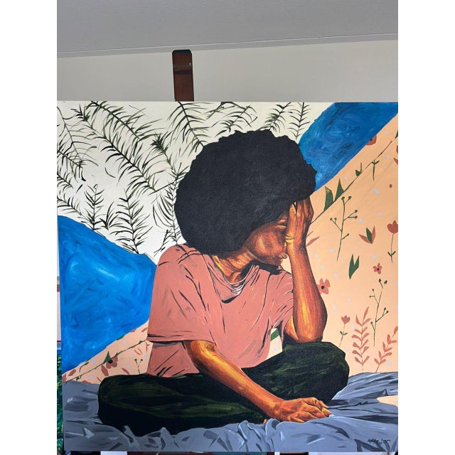 Not Again explores the quiet exhaustion that comes with facing the same emotional battles over and over. The figure,...