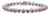 8.23 Ct Natural Pink Tourmaline Milgrain Eternity Tennis Bracelet in 925 Silver For Sale