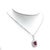 Ruby Red Diamond Rubellite Tourmaline Necklace 18" 18k Gold 1.80 TCW Certified For Sale - Image 8 of 16