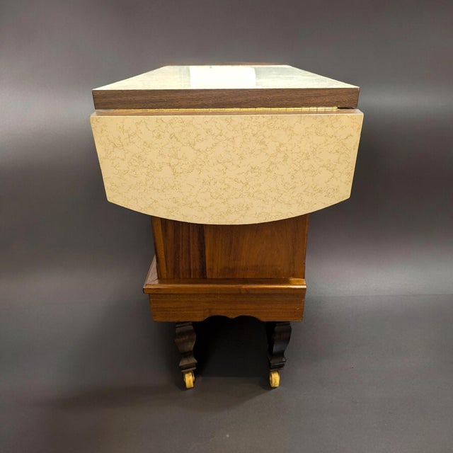 Mid 20th Century Mid-Century Custom Made Petite Server Buffet Sideboard For Sale - Image 5 of 12