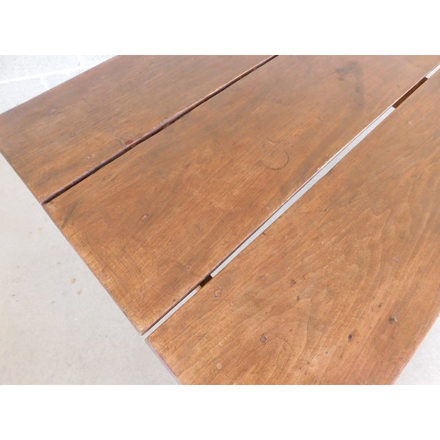 Antique Shaker Farmhouse Style Dining Table 82.5"w For Sale - Image 15 of 15