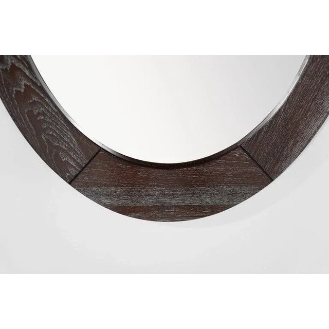 Glass Scandinavian Modern Mirror by Pedersen & Hansen For Sale - Image 7 of 10