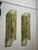 Metal Pair of Murano Green Granola Glass Square Tube Sconces For Sale - Image 7 of 7